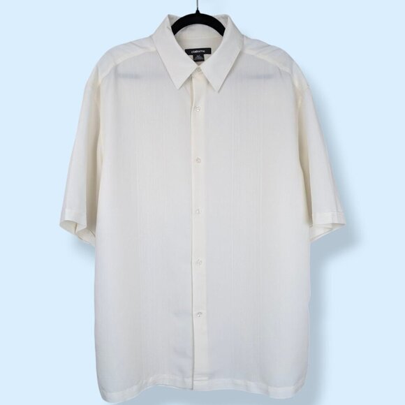 Claiborne White Rayon Blend Shirt - Picture 1 of 5
